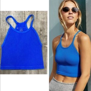 New Free People movement seamless crop tank top